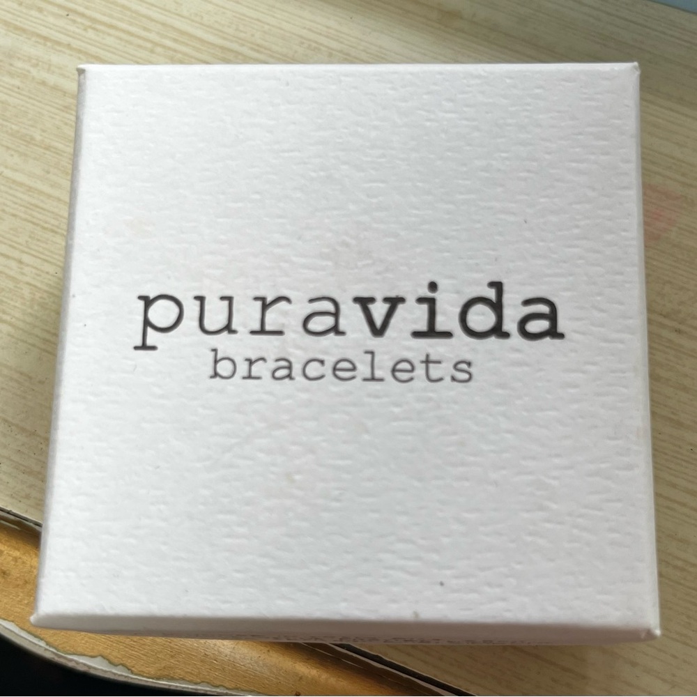 Pura Vida Silver Wave Ring Set - Picture 2 of 2